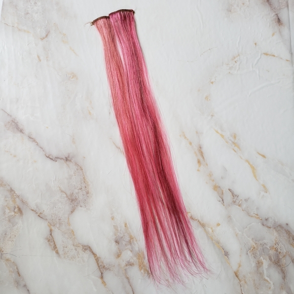 Euronext Pink Clip-In Human Hair Extensions - Picture 8 of 10